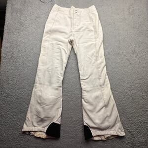 Bogner Snow Ski Pants Womens Size 4 28x28 White Black